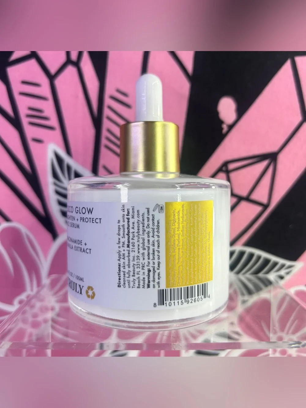 TRULY Coco Glow Brighten + Protect Face Serum 3.4fl oz